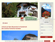 Tablet Screenshot of grafaierhof.com